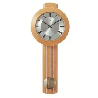 AMS Funk-Pendeluhr, Funkpendelwerk., 25x60x10cm, 5132/18 - Schwarz