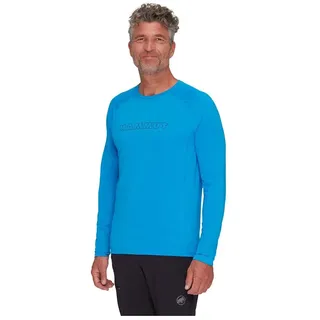 Mammut Selun Fl Sun Logo Langarm-t-shirt - Glacier Blue - XL