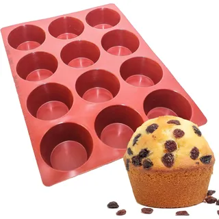 Maé, Muffinform aus Silikon, 12 Zellen, 192,5 ml, 100% Premium, hergestellt in Frankreich, 29 x 39 cm