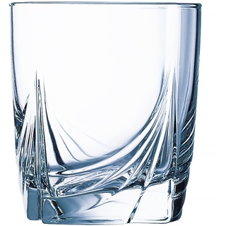 Dajar 6 Niedrigen Trinkgläser Ascot 300 ml Luminarc, Glas, Transparent, 6 Stück (1er Pack), 6 33768