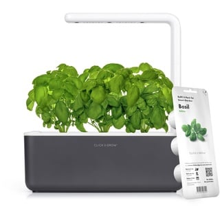 Click & Grow Click and Grow Growbox, Smart Garden, 3 Startkit - dark grey (SGS8UNI)