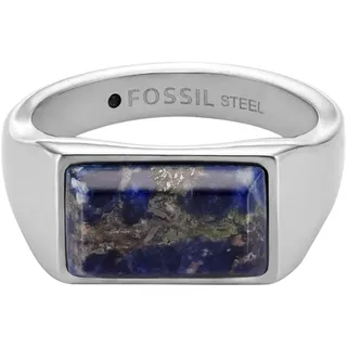 Fossil Herren All Stacked Up Edelstahl Siegelring, JF04726040