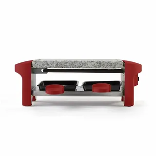 Raclettegerät für 2 Personen 350W rot - doc156rc