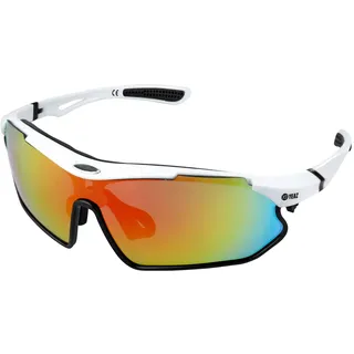 YEAZ Sportbrille »Sport-Sonnenbrille weiß/schwarz/rot SUNRAY