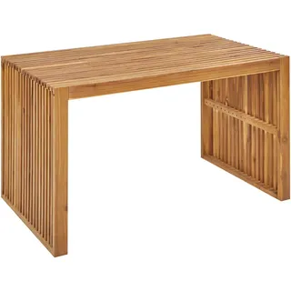 Beliani Gartentisch 120 x 70 x 70 cm Braun