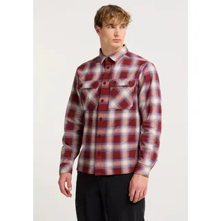Jack Wolfskin Flanellhemd kariert Grau L