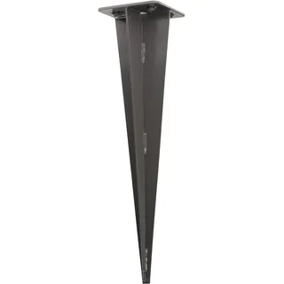 NOOR Markisen-Zubehör – Bodenhülse Erdspieß für Seitenmarkise EXKLUSIV zur Montage im Erdreich (inkl. Schrauben & Unterlegscheiben) I Für alle Größen geeignet I Gartenspieß zur Montage im Bodenreich