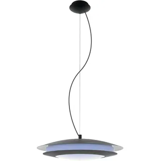 EGLO Moneva-C 1-flg. Ø49 cm rund schwarz-weiß mehrfarbig