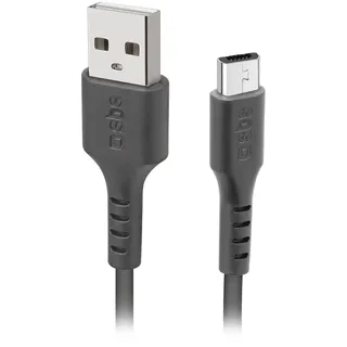 SBS Datenkabel USB 2.0 - Micro USB A Micro-B Schwarz