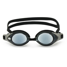 EnzoDate optische Brille Hyperopie RX + 1 bis + 8 Myopie - 1 bis-8 Erwachsene Kinder unterschiedliche Stärken für jedes Auge Schwimmen(Kraft: -1,Schwarz)