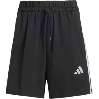 adidas Essentials 3 Stripes Cotton Shorts Black/White L