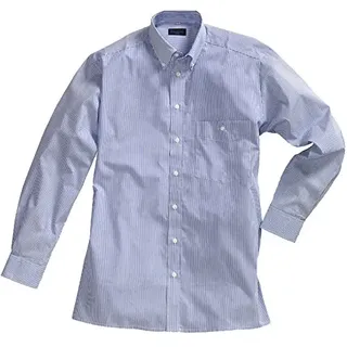 Pionier 1130-44 Hemd "Business Fashion" gestreift Größe in marine Blau/Weiß, 44
