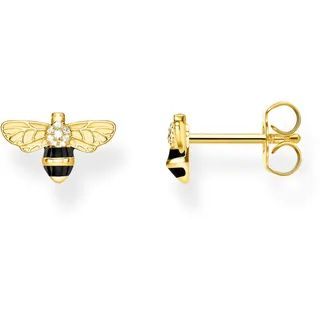 Thomas Sabo Damen Ohrringe Ohrstecker Biene Gelbgold 925 Sterling Silber H2052-565-7