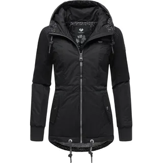 Winterjacke RAGWEAR "Winterjacke YM-Danka", Damen, Gr. M, schwarz (schwarz022), Obermaterial: 100% Polyester PES.  Obermaterial: Futter: 100% Polyester PES. 100% Polyester PES., Jacken Winterjacke