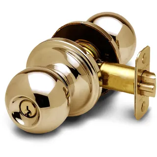 Kupfer Creek bk2040pb Ball Haustür Knauf, Messing poliert