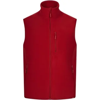 VELILLA Unisex Fleece Weste, rot, M
