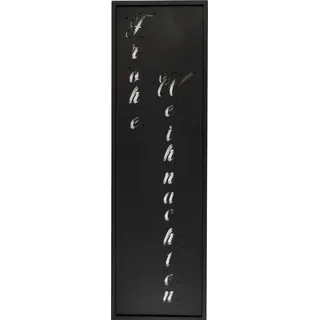 Willkommensschild "Frohe Weihnachten" ohne Standfüße - Weihnachtsdeko - Gartendeko zum hinstellen/draußen Wetterfest - Garten und Terrasse - Robustes und stilvolles Türschild – SCHWARZ - Schwarz