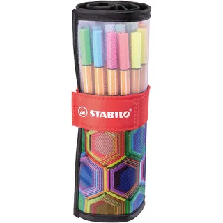 Stabilo point 88 ARTY Rollerset of 25 pens