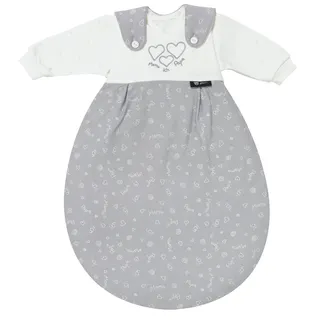 Alvi 445335929 Baby Mäxchen, 3 - teilig, Super-Soft "Mama-Papa-Ich", grau