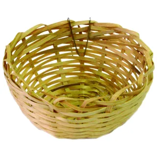 Croci Kanarien Nest Bambus mit Haken, 10 cm