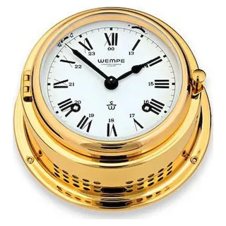 Wempe - CW310007 - Glasenuhr - 150mm - Messing - römische Ziffern - BREMEN II