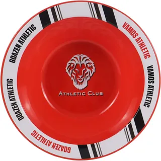 CYPBRANDS Athletic Club, Set aus Teller und Becher, Ausflüge, Camping, Küchenutensilien, Schüssel, Rot, offizielles Produkt, rot, Estandar