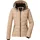 G G Damen Steppjacke/Funktionsjacke in Daunenoptik mit abzippbarer camel 48 43537-000