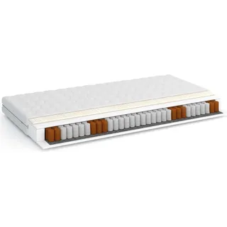 FURNLUX Spring Mattress Viva White 120x200cm / Hauptfarbe: Weiß / Abmessungen: 120 x 200 x 18 cm - Weiß