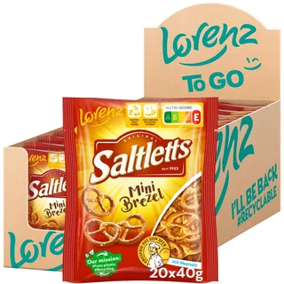 Saltletts Mini Brezel Gebäck 20x 40,0 g, 1 St.