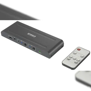 SpeaKa Professional SP-HDA-300 2+1 Port HDMI-Switch UHD 4K @ 60 Hz