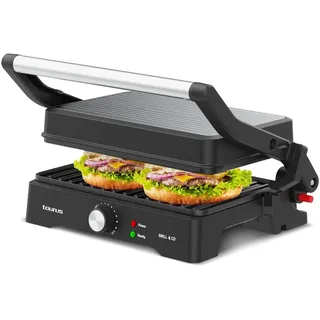 Taurus Grill&Co GR1500X Sandwicher | 1500 W | Antihaft-Platten 27,5 x 17,3 cm | 180° schwenkbarer Deckel | verstellbares Thermostat | rutschfester Boden | Fettauffangschale