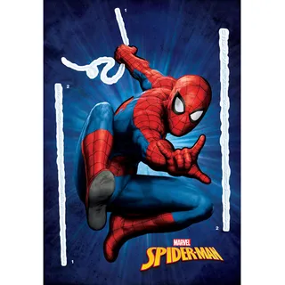 KOMAR Wandtattoo von - Größe 50 x 70 cm - Wandsticker, Aufkleber, Wandaufkleber, Kinderzimmer, Spiderman, Marvel