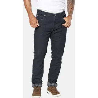 Thermojeans JAN VANDERSTORM "Thermojeans GUNNSTAD", Herren, Gr. 35, N-Gr, blau (dunkelblau), Obermaterial: 99% Baumwolle CO. 1% Elasthan EL., Jeans Thermojeans