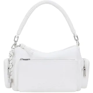 DESIGUAL Half Banana Umhängetasche Synthetik White