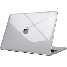 Fintie Hülle Kompatibel mit MacBook Pro 13 (2016-2022) A2338(M2/M1)/A2289/A2251/A2159/A1989/A1706/A1708, Ultradünne Hartschale Schutzhülle, Transparent
