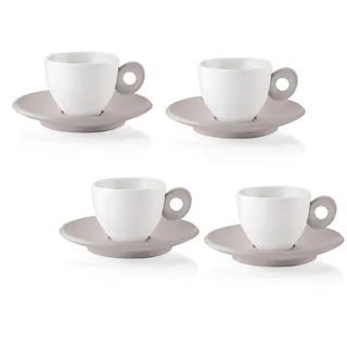 Guzzini Kaffeetasse 0,2 l Taupe 4 St.