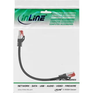 InLine Patchkabel, S/FTP Cat.6, 0.25 m, Netzwerkkabel