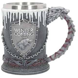Nemesis Now Casa Stark Glas - Grey / Black