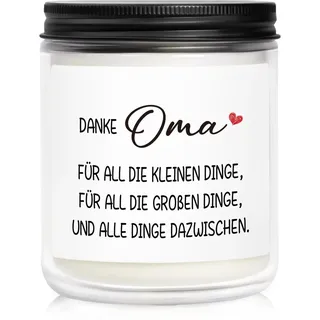 Oma Geschenk, Geschenk Oma Geburtstag, Beste Oma Geschenke Von Enkel, Geburtstagsgeschenk Muttertagsgeschenk für Oma Eroma Nonna, Duftkerze mit Spruch