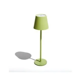 Muitomas, Tischlampe mit Touch-Steuerung und einstellbarer Lichtintensität, Nachttischlampe oder Schreibtisch, Aufladen USB-C-Kabel, Akku 1800 mAh, Farbe Salbeigrün