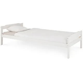 Idimex Jugendbett Moritz 90 x 200 cm Kiefer massiv lackiert weiß