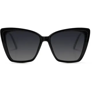 SOJOS Sonnenbrille Damen Cateye Retro,Vintage Mode Katzenauge Polarisierte Quadratisch Sonnenbrillen Größ UV-Schutz SJ2206