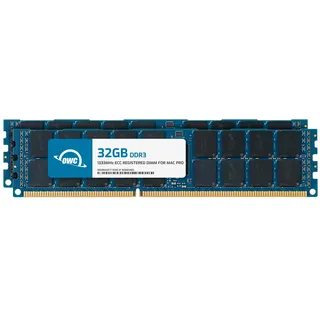 OWC - 64GB Memory Upgrade Kit - 2 x 32GB PC10600 DDR3 ECC-R 1333MHz DIMMs für Mac Pro Late 2013 Modelle