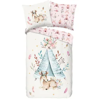 Good Morning Boho Mehrfarbig 135 x 200 cm + 80 x 80 cm