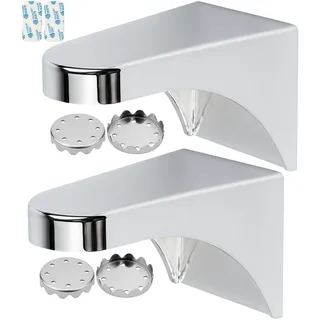 Magnetische Seifenhalterung, 2 Pack, zum Ankleben, Set mit Vier Seifenplättchen, Seifenhalter bis 150 Gramm Handseifen, Magnethalterung Seife, Magnet Seifenschale für Waschbecken, Dusche, Badewanne