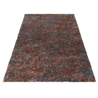 Hochflorteppich , Rosa , Textil , Karo , rechteckig , 160x230 cm , Oeko-Tex® Standard 100 , für Fußbodenheizung geeignet, schmutzabweisend, für Hausstauballergiker geeignet, lichtunempfindlich, antistatisch, pflegeleicht, strapazierfähig, leicht zusammenrollbar , Teppiche und Böden, Teppiche, Hochflorteppiche & Shaggys