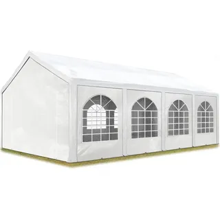 TOOLPORT Parzelle 3 x 9 m inkl. 8 Seitenteile Weiß