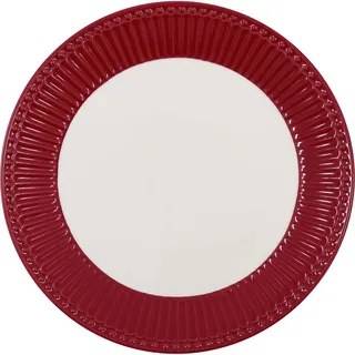 Greengate STWPLAAALI3206 Alice Frühstücksteller claret red 23 cm (1 Stück)