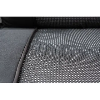 Walser Autositzbezug Pineto Komplettset, schwarz/grau, 12435