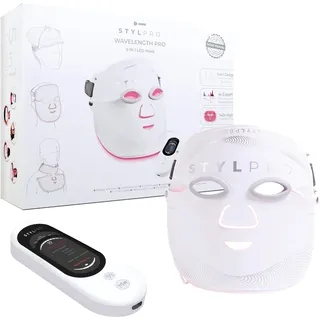STYLPRO WAVELENGTH PRO 5-in-1 LED-Lichttherapie-Maske – Rotlichttherapie für Gesicht, Hals, Rücken und Haare | 548 LEDs | Anti-Aging, Faltenbekämpfung, Haarwachstum